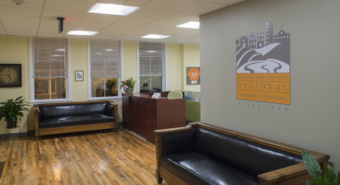 Rensselaer Chamber of Commerce Reception Area