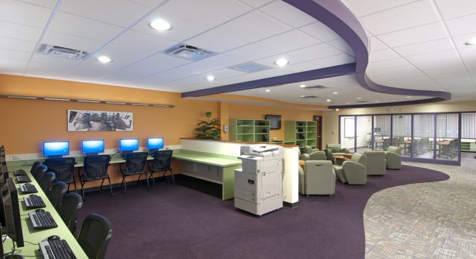 Open Area with Seating and Computers 2