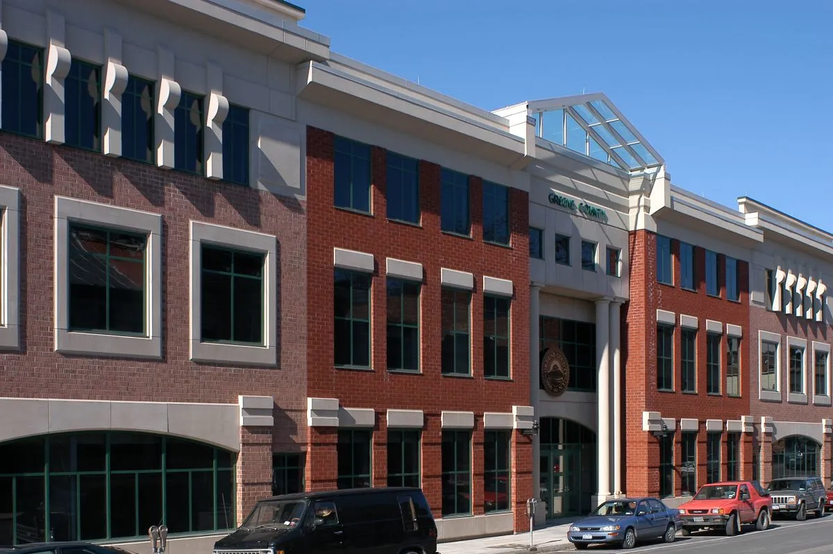 Greene County Office brick building exterior