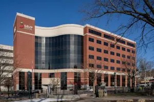 MVP Health Plan Headquarters exterior from street