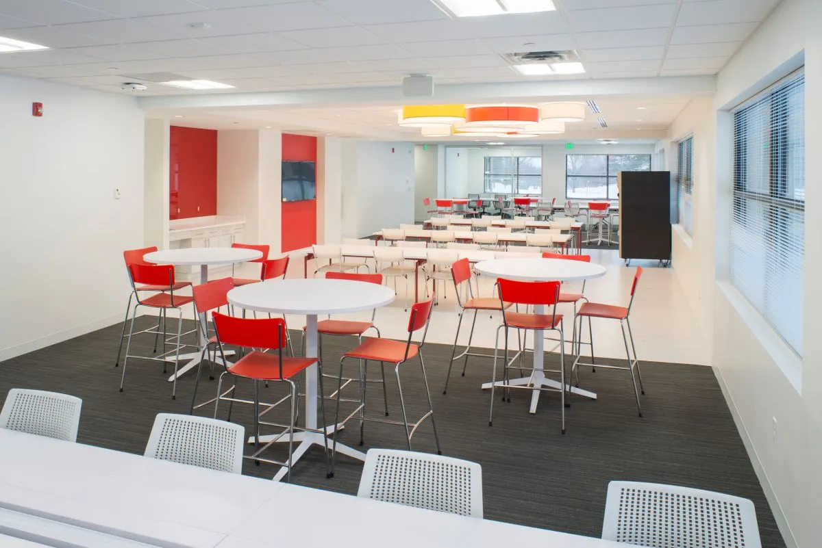 Pitney Bowes dining area