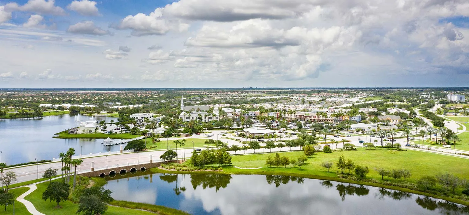 cityscape with water view