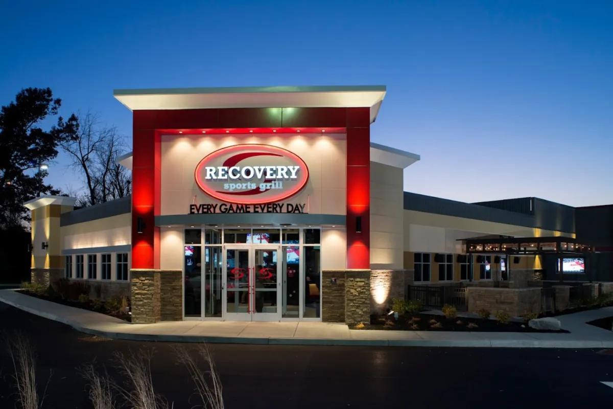 Recovery Sports Grill building entrance